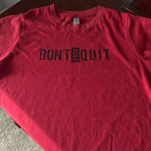 Boys motivational t-shirt size 8